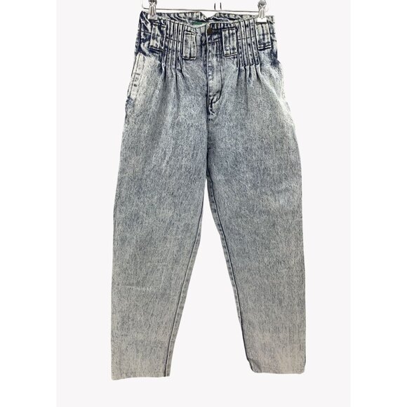 Filippo-Totti Denim - Vintage Filippo-Totti Acid Wash High-Waisted Mom Jeans Size 7/8 Inseam 27 Read